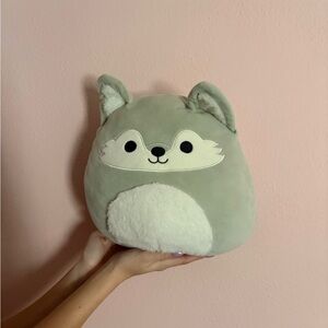 Squishmallows Gray and White Stuffed Animal